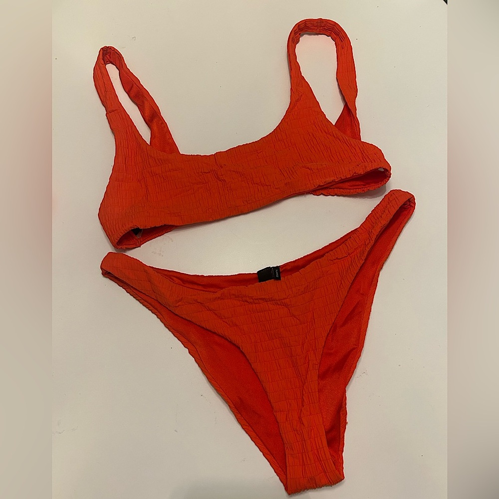 Triangl Swimwear Bright Orange Bikini